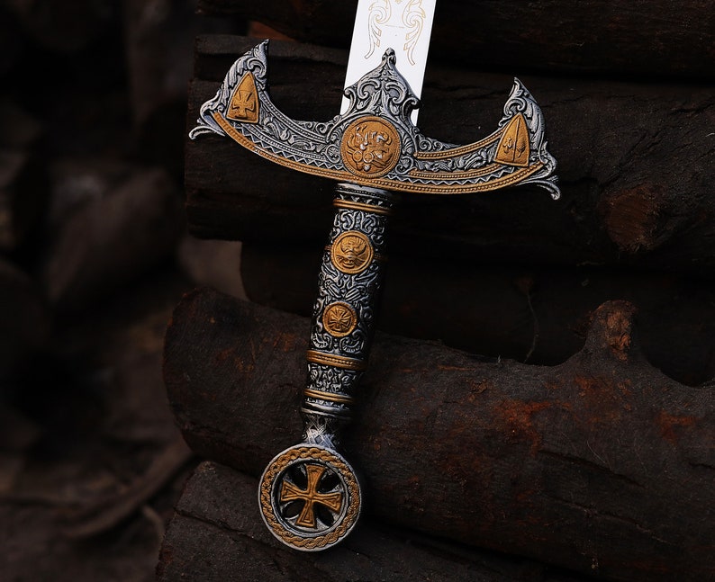 Handmade Holy Sword With Wall Mount | Best Gift For Father's Birthday