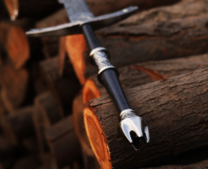 Handmade WitchKing Sword With Wall Mount | Best Handmade Gifts