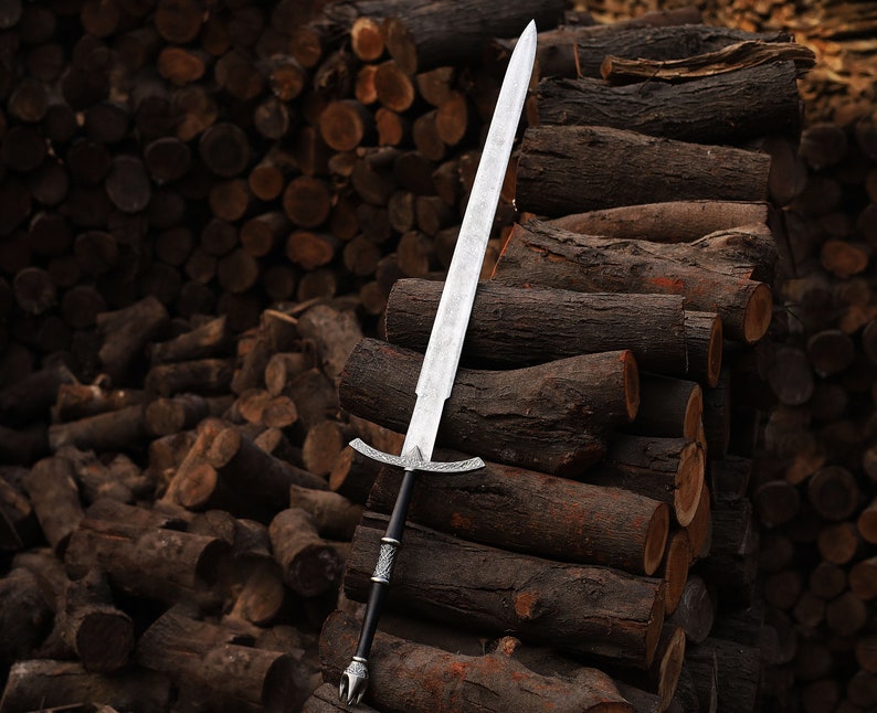 Handmade WitchKing Sword With Wall Mount | Best Handmade Gifts