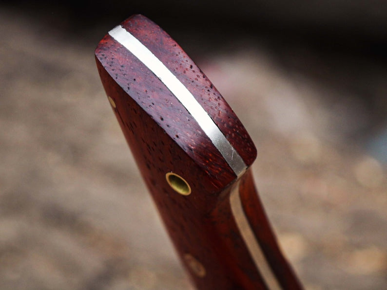 Handmade kitchen knife with leather cover | best kitchen Gadget