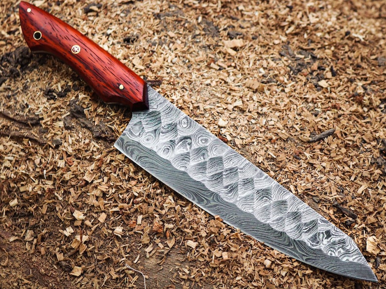 Handmade kitchen knife with leather cover | best kitchen Gadget